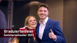 Den Abschluss in der Tasche  Graduiertenfeier Sommersemester 2023 [upl. by Gerda]