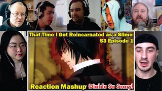 That Time I Got Reincarnated as a Slime Season 3 Episode 1 Reaction Mashup  React the Reactors [upl. by Yemirej]