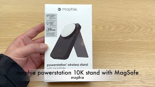 mophieのMagSafe対応ポータブルバッテリー「mophie powerstation 10K stand with MagSafe」の紹介 [upl. by Ginny]