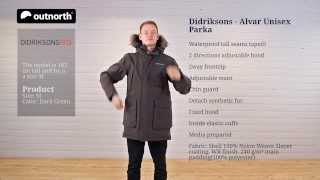 Didriksons Alvar Unisex Parka  Outnorth Demo [upl. by Ahsiri]