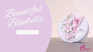 Carnation Crafts TV  Beautiful Bluebells Clean and Simple Part 2 [upl. by Nera357]