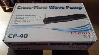 Unbox of jebao  jecod cp40 crossflow [upl. by Januisz]