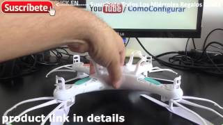 how to bind chinese quadcopter Syma X5C1 New Version Explorers [upl. by Osnofla126]