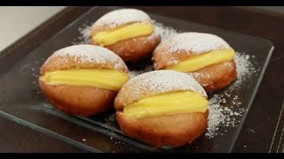 How To Make Berlines con crema pastelera  Easy and Fast Recipe Homemade [upl. by Ahdar]