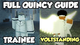 Type Soul The FULL Quincy Progression Guide Schrift To Voltstanding [upl. by Ydnir893]