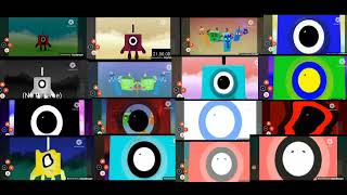 numberblocks theme song effects thus hunter combined 16 [upl. by Emmye]