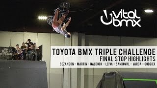 Jumping Insanity at Toyota BMX Triple Challenge Finals [upl. by Enneirda]