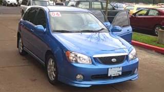 2006 Kia Spectra 5 SX Automatic Spark Blue LOW MILES [upl. by Ydarg]