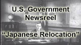 US Government Newsreel Japanese Relocation [upl. by Philbo]