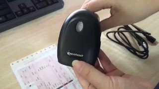 how to use Excelvan Bluetooth Wireless USB Laser Barcode Scanner [upl. by Chuu705]