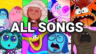 All Inside Out 2 Songs And Music Videos ALL CHARACTERS [upl. by Akinat]