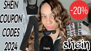 SHEIN COUPON CODES 2024  20 OFF 49  USE THE CODES OR LOSE THEM  ALL WORKING ‼️ [upl. by Narad]