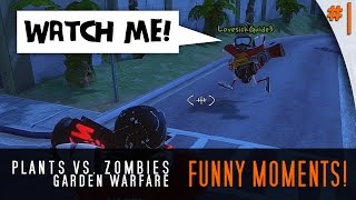 PVZ Garden Warfare Funny Moments  Episode 1  Sneaky All stars [upl. by Sholley]