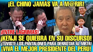 ¡DESGARRAD0R KENJI FUJIMORI ROMPE EN LLANTO AL DESPEDIRSE DE SU PADRE CON UN CONMOVEDOR DISCURSO [upl. by Dionysus]