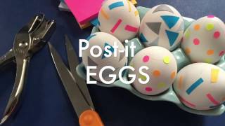 Eggcellent Postit Easter Eggs [upl. by Needan]