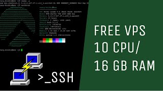 VPS Gratis 10 CPU  16 GB RAM Support SSH 247 🔥 [upl. by Eirised]