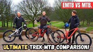 ULTIMATE Trek MTB Battle Rail vs Fuel EXe vs Slash  Comparison amp Review [upl. by Rillis]