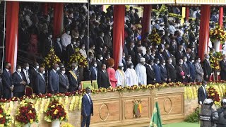 Cameroon marks 50th Unity Day anniversary with return of parade [upl. by Noet]