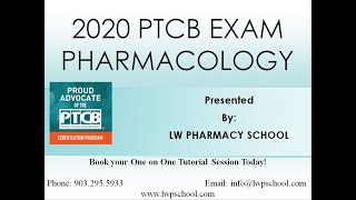 PTCB 2020 PHARMACOLOGY [upl. by Fritz920]