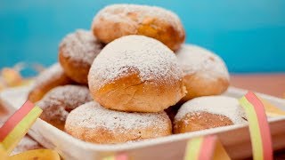 Original gefüllte Berliner Pfannkuchen Krapfen aus dem Philips Airfryer [upl. by Rosanna930]