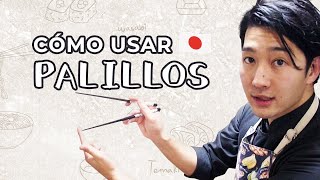 Cómo usar los palillos  cultura japonesa [upl. by Oshinski112]