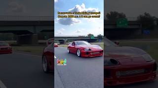 Toyota Supra vs Tesla Plaid🤙 toyotasupra 2jzgte 1jzgte teslaplaid jdm toyotamark2 [upl. by Llimaj]