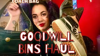 Goodwill Bins Haul Coach Leather Shoes Silk amp more [upl. by Yaresed]