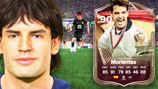 90 TRIPLE THREAT HERO MORIENTES IS A GOAL SCORING MACHINE IN EA FC 24 [upl. by Atila590]