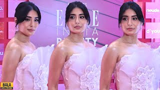 Kritika Kamra Looks Glamorous In Light Pink Off Shoulder Outfit at Elle India Beauty Awards 2024 [upl. by Azrim]