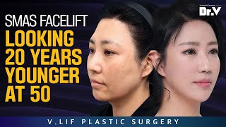 Korea Plastic Surgery Revision Mini Facelift at VLIF Clinic [upl. by Uyerta]