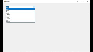 How to fill ComboBox with Ms Access Database in Visual BasicNET 2019 [upl. by Hellene]