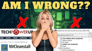 Nvcleanstall or Nvslimmer  Which is the best way to install Nvidia drivers [upl. by Neroc]