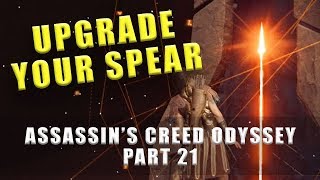 Assassins Creed Odyssey upgrade your spear [upl. by Leirraj]