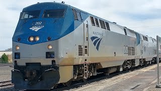 amtrak p42 number 202 pulling the southwest chief [upl. by Lennor967]