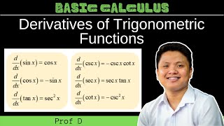 The Derivatives of Trigonometric Functions  Basic Calculus [upl. by Ainatit104]