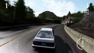 Forza 4  AE86 Inital D  Touge on Fujimi Kaido Full Circuit [upl. by Lilak]