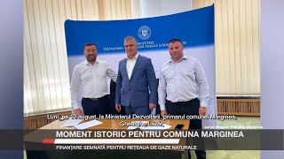 Moment istoric pentru comuna Marginea finanțare semnată pentru rețeaua de gaze naturale [upl. by Jurdi]