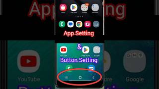 Back button Setting  home screen app Setting  mobile button change  mobile app change Setting [upl. by Wilhide]