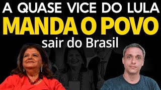 Quase Vice presidente de LULA manda o povo sair do Brasil É um bostil mesmo [upl. by Oelgnaed684]