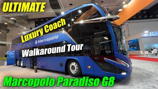 Ultimate Luxury Coach  2024 Marcopolo Paradiso G8 1800 DD  Busworld Europe 2023 [upl. by Nabe]