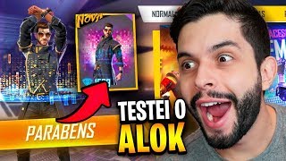 PARECE COMIGO 🙊 TESTEI O ALOK NÍVEL MÁXIMO NO FREE FIRE [upl. by Airretal845]