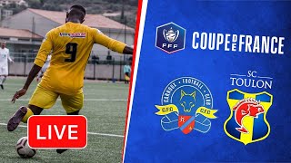 LIVE  Carnoux vs Toulon  5ème tour de Coupe de France [upl. by Ahsatam449]