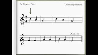 Signos de repetición  Lecciones  Solfeo [upl. by Pavlov]