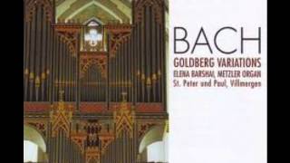 BACH GOLDBERG VARIATIONSORGAN [upl. by Yelmene]