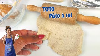 Comment faire de la pâte à sel  recettepateasel pateasel [upl. by Nnad]