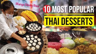 10 Most Popular Thai Desserts  You cant miss [upl. by Ikram970]