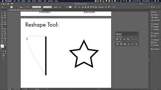 How to Use the Reshape Tool in Adobe Illustrator CC [upl. by Galven770]