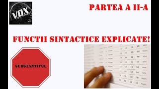 Substantivul Functii sintactice partea a IIa G D si V [upl. by Nhguaval]