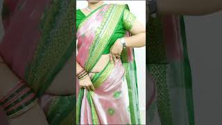 Designer Silk saree draping with perfect pleats  How to wear silk saree for wedding amp party [upl. by Rehpotsyrhc682]