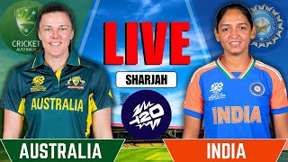 India vs Australia Women Live  Live Cricket Match Today  Womens T20 World Cup  2nd INNG [upl. by Raphaela44]